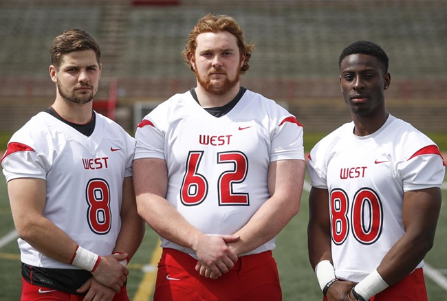 West runs away in fourth quarter for second straight win at U SPORTS Valero East-West Bowl