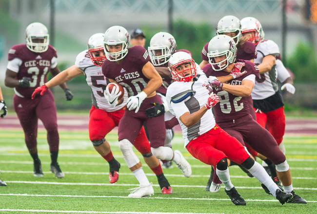 No. 8 Gee-Gees remain unbeaten with 31-28 double OT victory vs Guelph