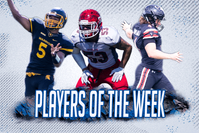 Ford, Korol, Domagala named Football Players of the Week