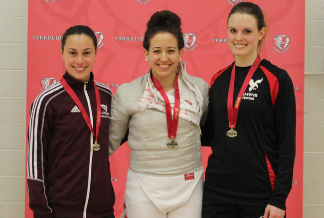 Carleton wins double gold at day one of OUA Women's Fencing Championship