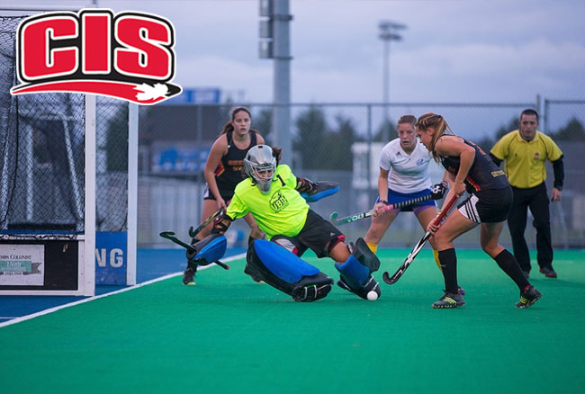 Gryphons drop reigning champ T-Birds in CIS–FHC women’s field hockey championship opener