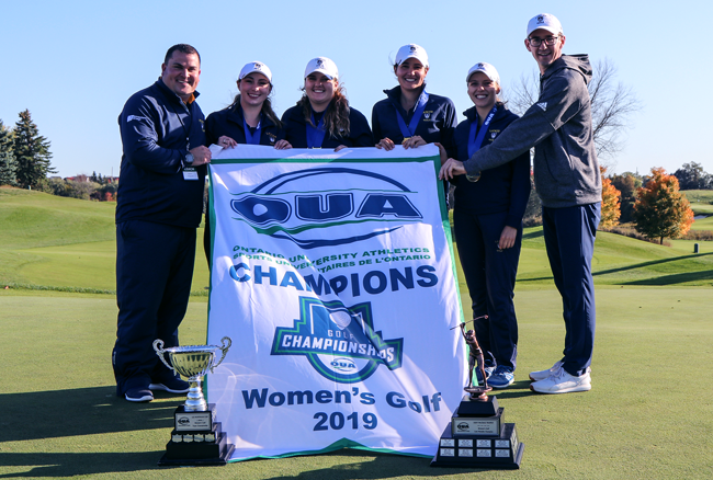 Banner Season: Windsor women, Laurier men win first OUA golf titles