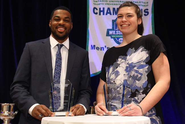 Peter-McNeilly and Paska Ryerson Athletes of the Year