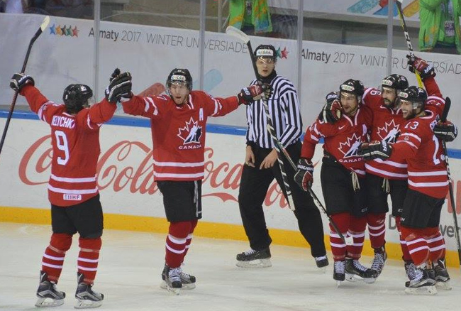 Canada edges Slovakia 5-3, finishes atop Group B at Winter Universiade