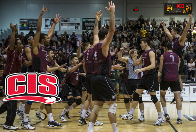 McMaster earns first-ever No. 1 seed for 2015 CIS men’s volleyball championship