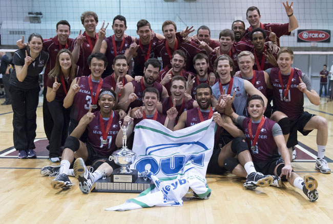 Marauders sweep Warriors 3-0 for third consecutive OUA Men's Volleyball Championship
