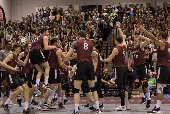 Resilient McMaster outlasts Saskatchewan to book place in Saturday's final at 50th CIS men’s volleyball championship