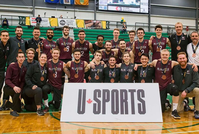 McMaster medals for fifth-straight year after sweeping UBC in bronze match