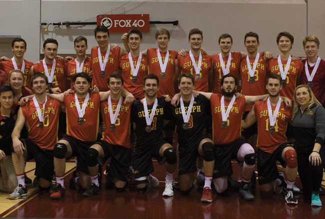 Gryphons beat Ryerson in five sets to claim OUA bronze