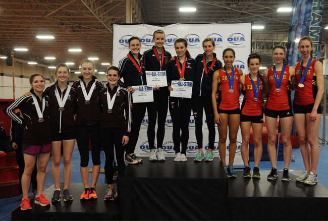 Guelph men, Toronto women lead after Day 1 of OUA Track and Field championships