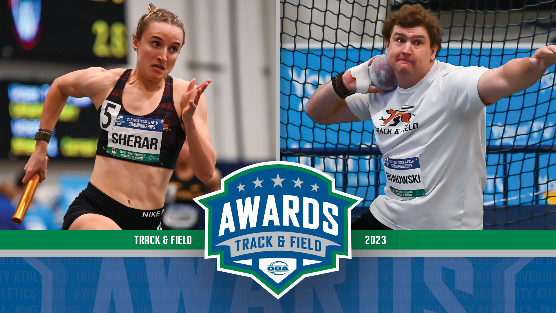 Gryphons lead the way with eight awards winners from track and field championships
