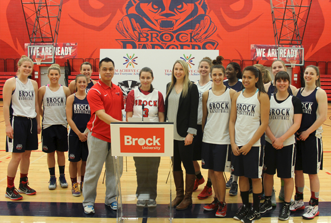 Brock women’s basketball signs first Team Achieve recruit