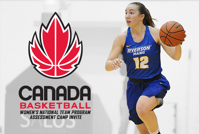 Ryerson's Ring invited to Canada Basketball Women’s National Team Program Assessment camp