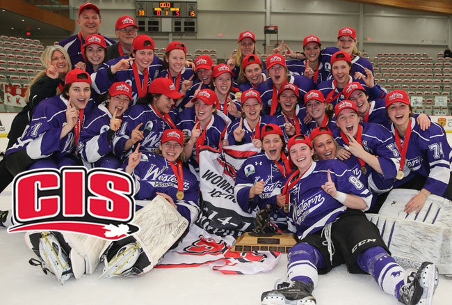 Western upsets McGill to capture first-ever CIS women's hockey title
