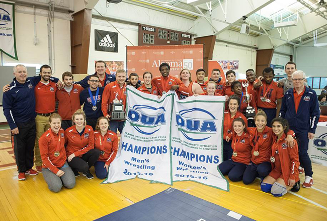 No. 1 ranked Badgers Men and Women dominate OUA Wrestling Championship