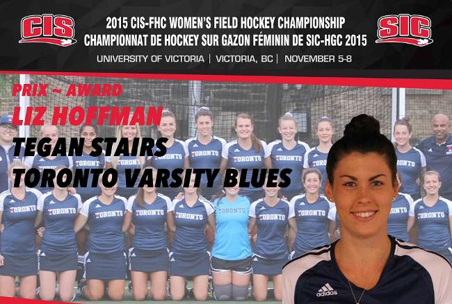 Toronto’s Stairs named CIS women’s field hockey player of the year