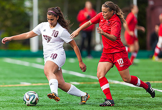 W-SOCCER ROUNDUP: Gee-Gees run win streak to 12 with victory over rival Ravens