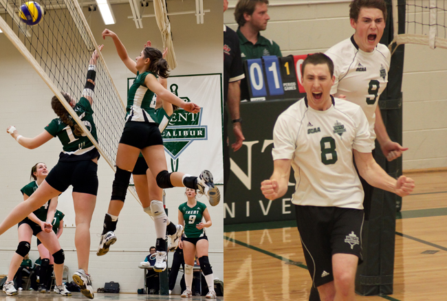 Trent Excalibur men's and women's volleyball to join OUA starting in 2016-17