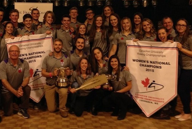 Western sweeps Canadian University Rowing Championships