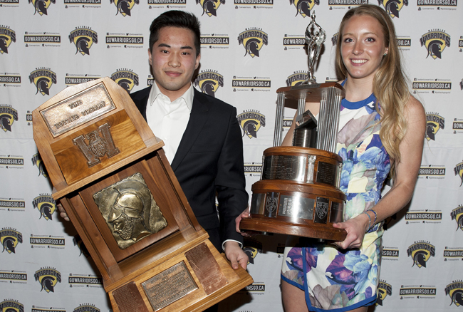 Snyder, Chan named Waterloo Athletes of the Year