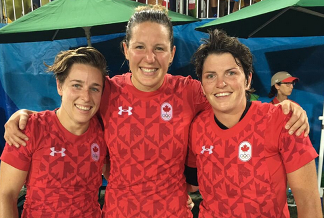 OUA alumnae Russell and Benn win Olympic Bronze with Team Canada Rugby 7's