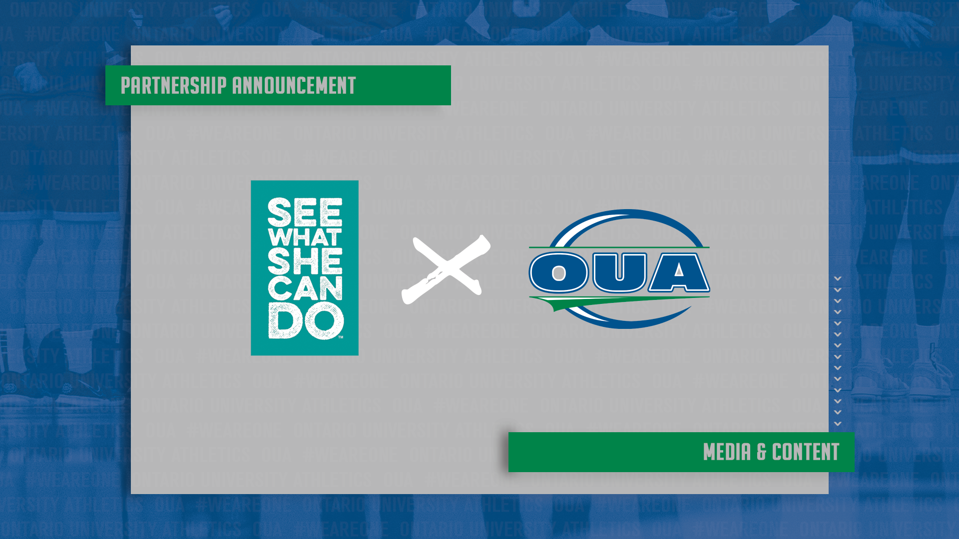 OUA announces partnership with SeeWhatSheCanDo for 2022-23 season